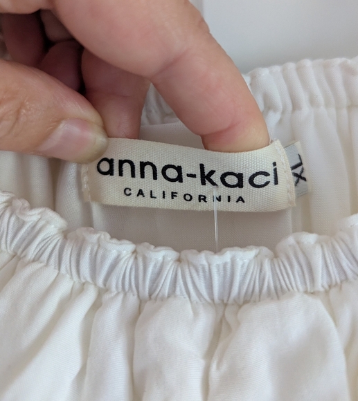 White Off-Shoulder Ruffle Maxi Dress | Elastic Waist & Tiered Hem - Picture 3 of 9